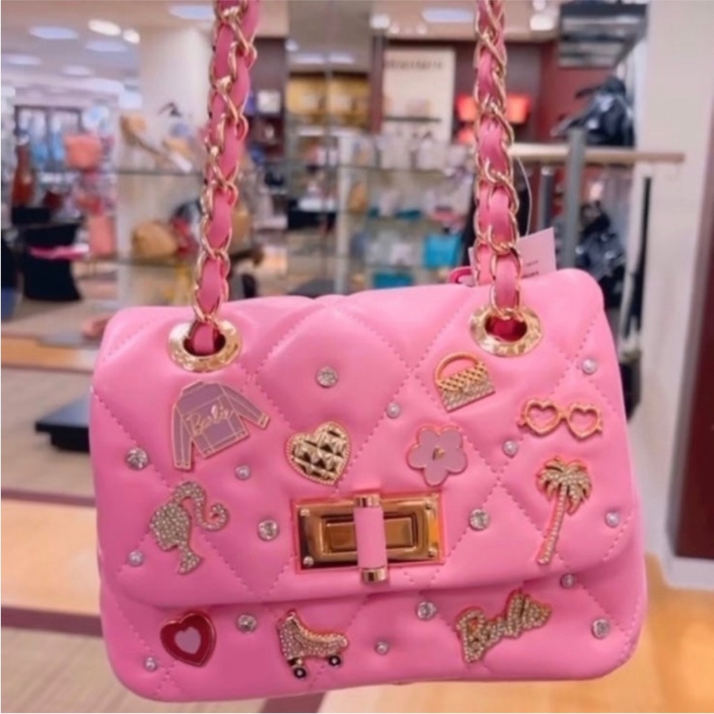 Barbie Quilted Charm Handbag Crossbody, Barbie Aldo Crossbody - Picture 13 of 15
